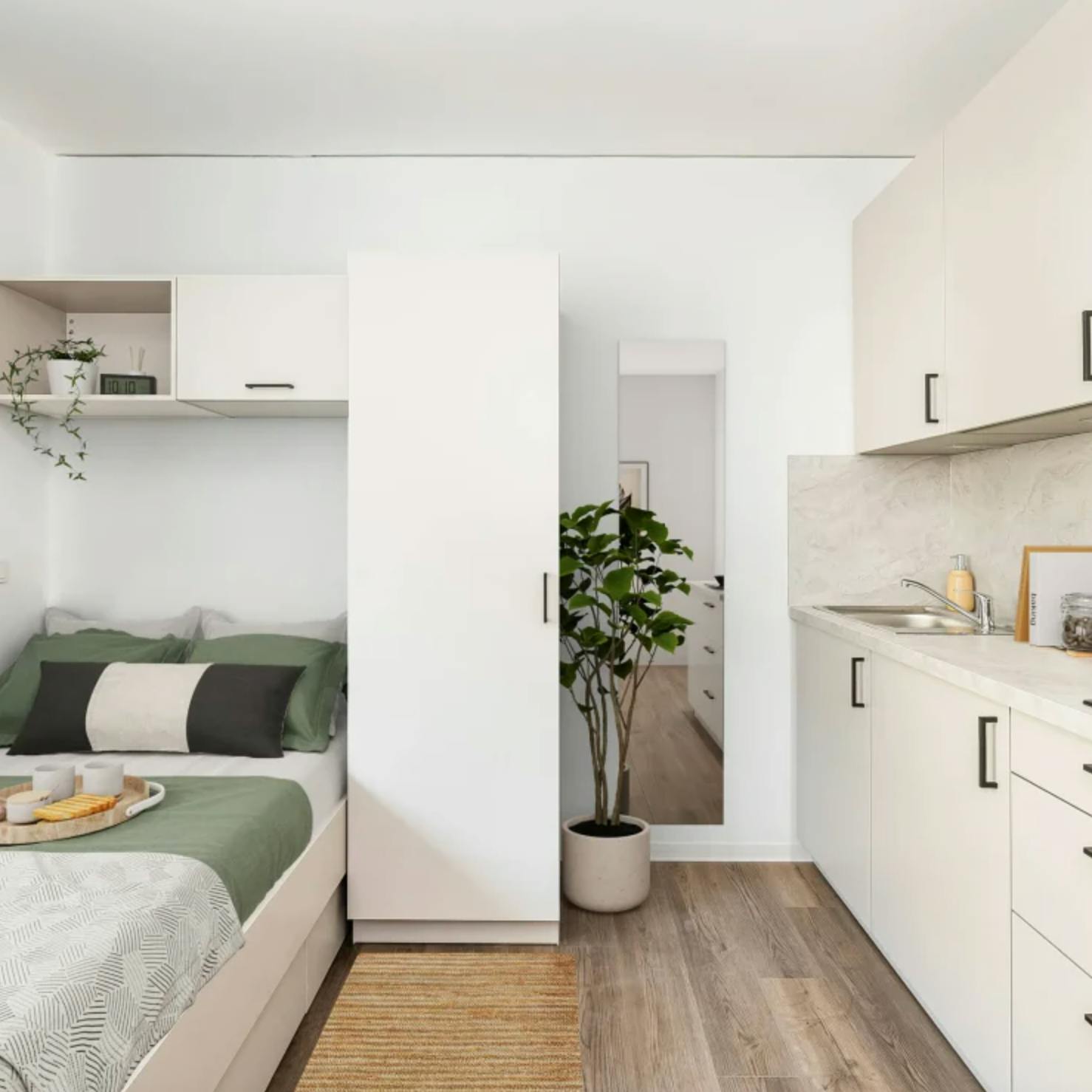 Studio for rent for €890 per month in Berlin, Ontarioseestraße